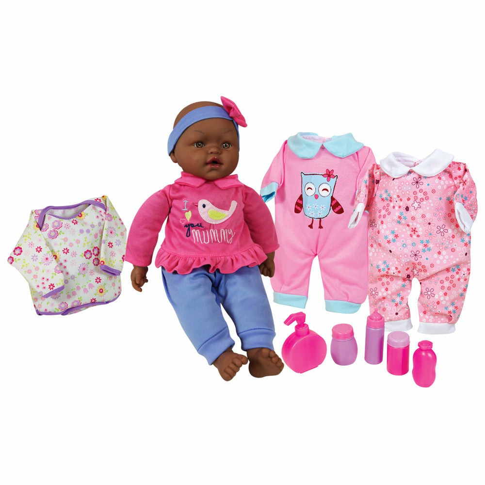 Stuffed Animals & Plush Toys | Lissi 15 Inch Interactive Baby Doll With Colorful Outfits And Accessories Baby & Toddler Toys Stuffed Animals & Plush Toys