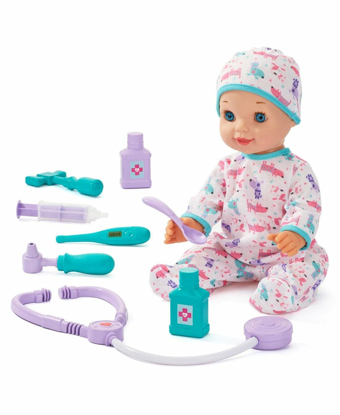 Stuffed Animals & Plush Toys | Toys R Us 14″ Get Well Baby Doll Set With Medical Accessories Baby & Toddler Toys Stuffed Animals & Plush Toys