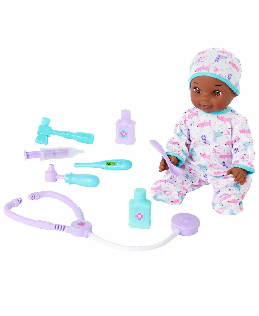 Stuffed Animals & Plush Toys | You & Me 14 Inch Get Well Baby Doll With Medical Accessories Baby & Toddler Toys Stuffed Animals & Plush Toys