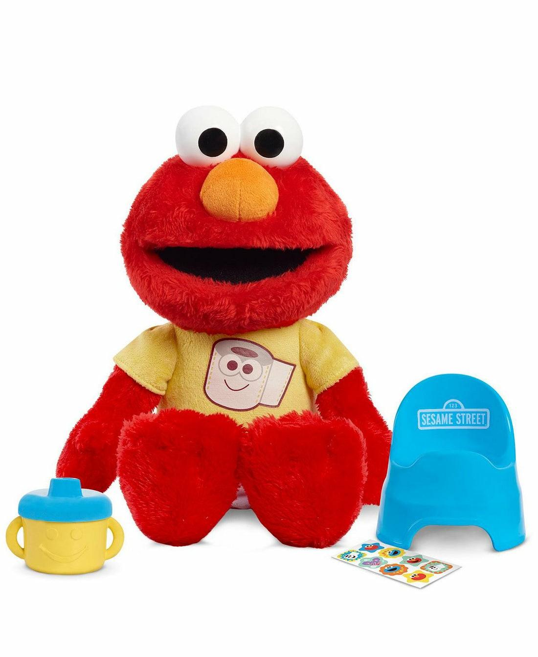 Stuffed Animals | Sesame Street Potty Time Elmo – Interactive 12″ Plush With Sounds Dolls & Stuffed Animals Stuffed Animals