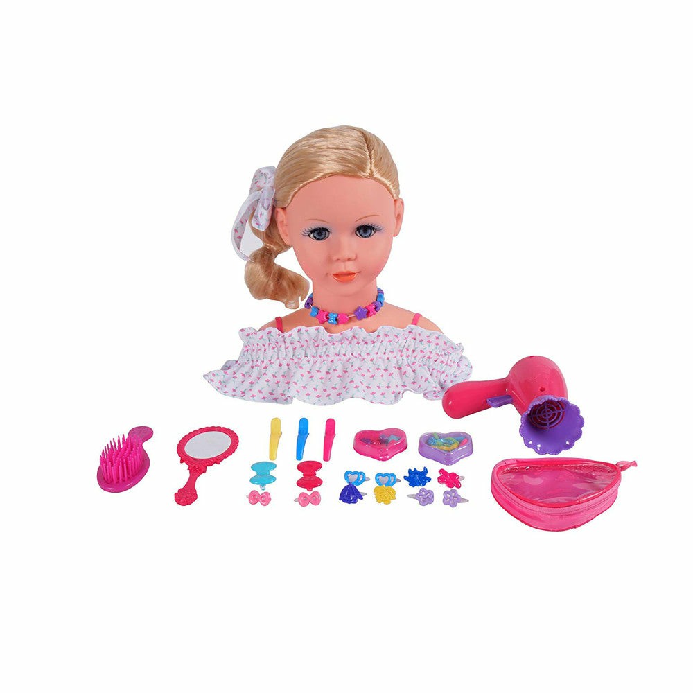 Styling Heads | Gi-Go Multicolored Styling Head Play Set With Accessories Dolls & Stuffed Animals Styling Heads