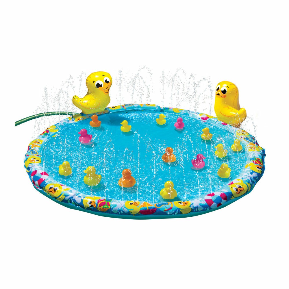 Swimming Pools & Water Toys | Banzai Duck Duck Splash Inflatable Pool Toy With Floating Ducks Outdoor Play Swimming Pools & Water Toys