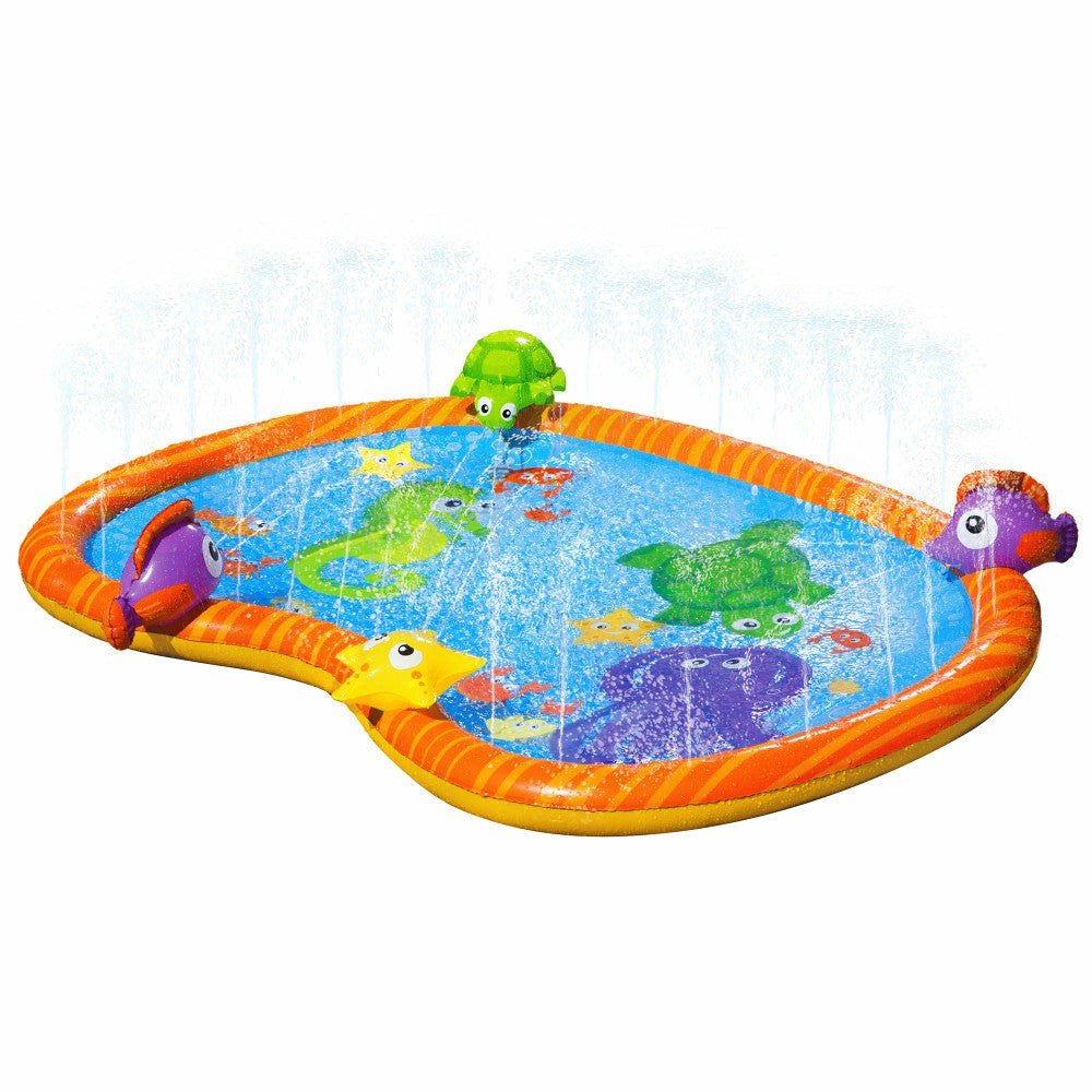 Swimming Pools & Water Toys | Banzai Jr. Sprinkle Friends Play Mat, 58 Inch Outdoor Water Toy Outdoor Play Swimming Pools & Water Toys