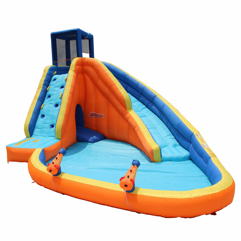 Swimming Pools & Water Toys | Banzai Sidewinder Blast Inflatable Water Park With Slide And Pool Outdoor Play Swimming Pools & Water Toys