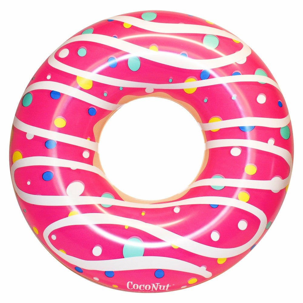 Swimming Pools & Water Toys | Coconut Float Pink Sprinkled & Glazed Donut 48″ Inflatable Pool Ring Outdoor Play Swimming Pools & Water Toys