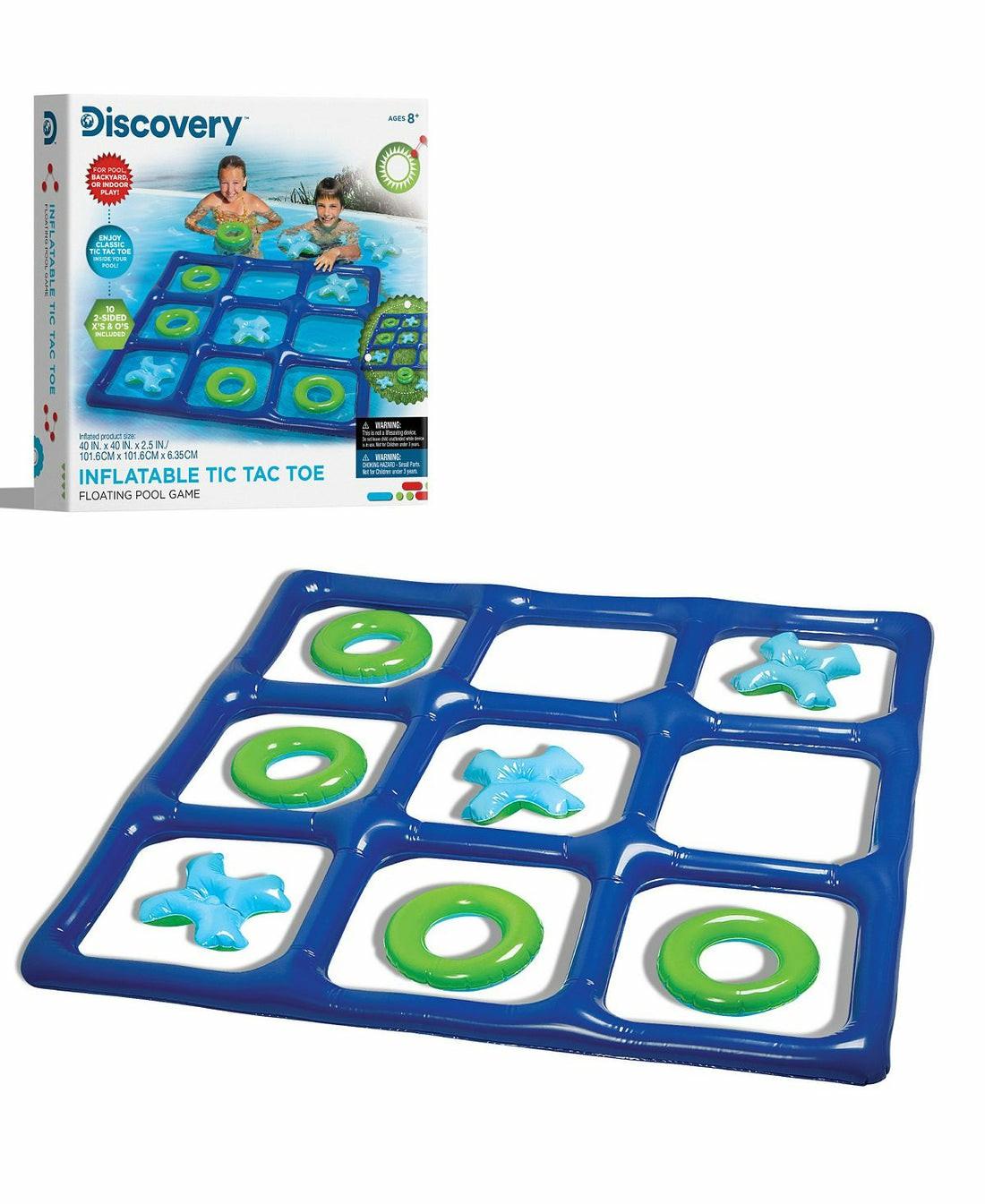 Swimming Pools & Water Toys | Discovery Kids Inflatable Floating Tic Tac Toe Game Set For Pool And Land Play Outdoor Play Swimming Pools & Water Toys