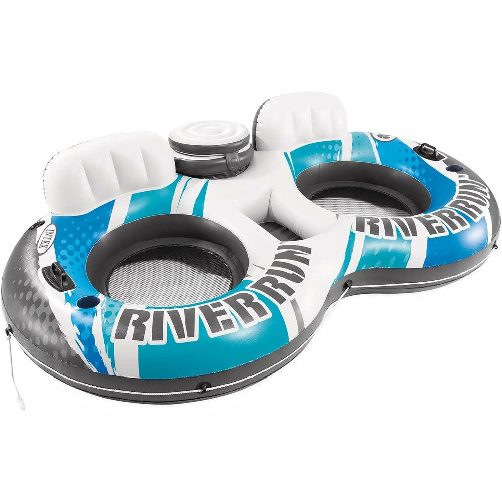 Swimming Pools & Water Toys | Intex River Run Ii 2-Person Water Tube With Cooler – Blue Rapids Outdoor Play Swimming Pools & Water Toys