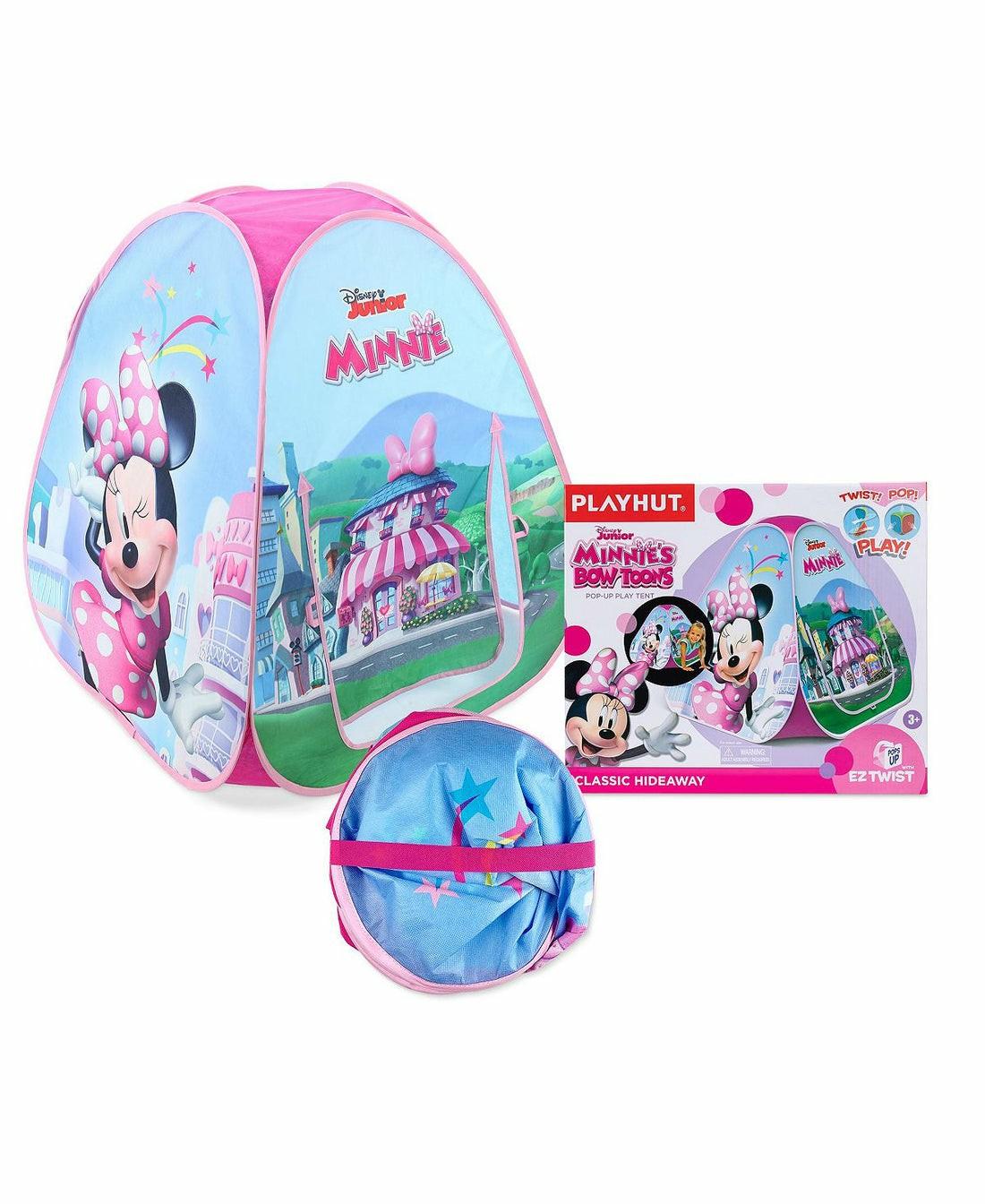 Tents, Tunnels & Playhouses | Playhut Disney Minnie Mouse Bow-Toon Classic Hideaway Playhouse Pretend Play & Dress Up Tents, Tunnels & Playhouses