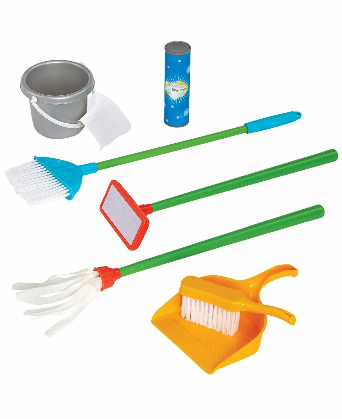 Tools & Workshops | Just Like Home 8-Piece Deluxe Cleaning Playset For Kids Pretend Play & Dress Up Tools & Workshops