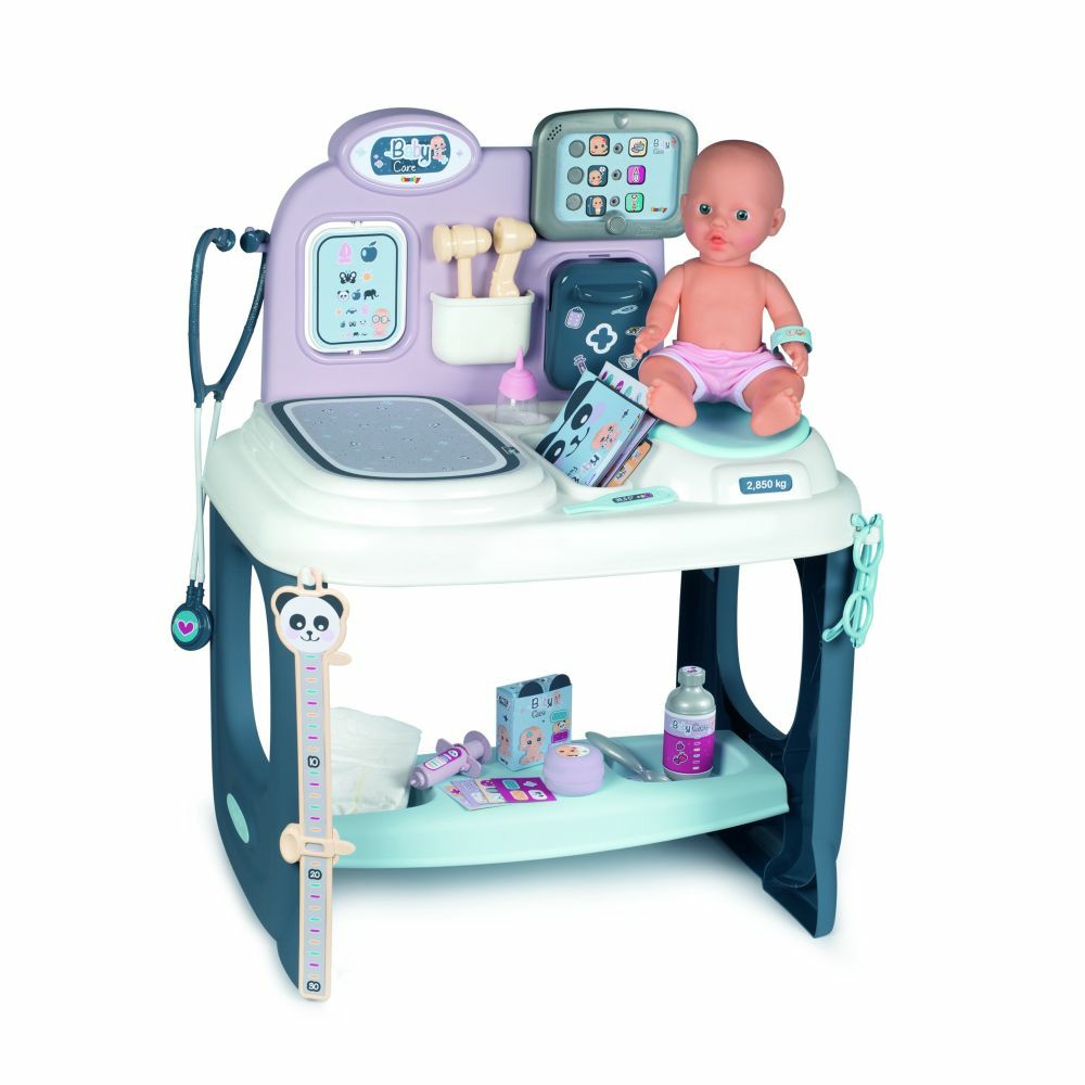 Tools & Workshops | Smoby Interactive Pediatric Care Playset – Baby Care Center Pretend Play & Dress Up Tools & Workshops