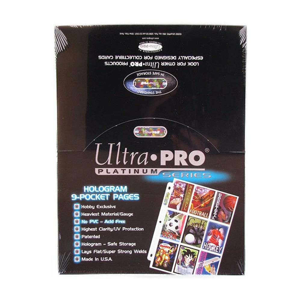 Trading Cards | Ultra Pro Platinum Heavyweight 9-Pocket Trading Card Pages – 100 Count Games & Puzzles Trading Cards