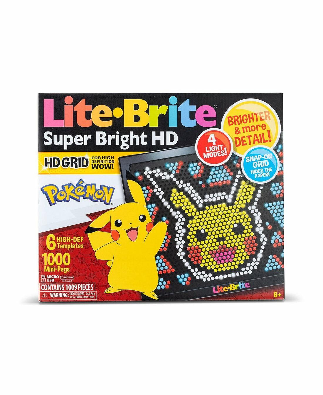 Fan Vault | Lite Brite Super Bright Hd Pokemon Edition – Interactive Art And Design Board Action Figures & Playsets Fan Vault