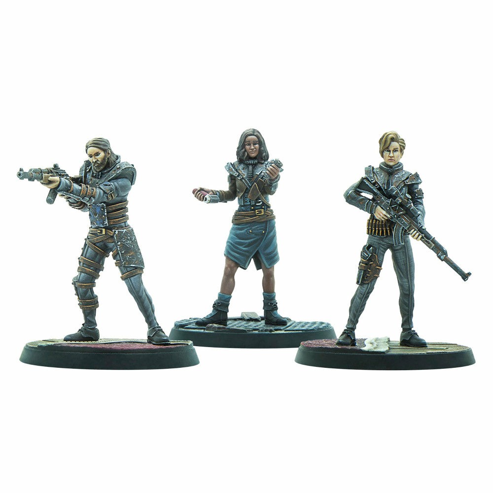 Miniature Figures & Games | Modiphius Fallout: Wasteland Warfare – Nuka World Operators Bosses 32Mm Miniature Set Games & Puzzles Miniature Figures & Games