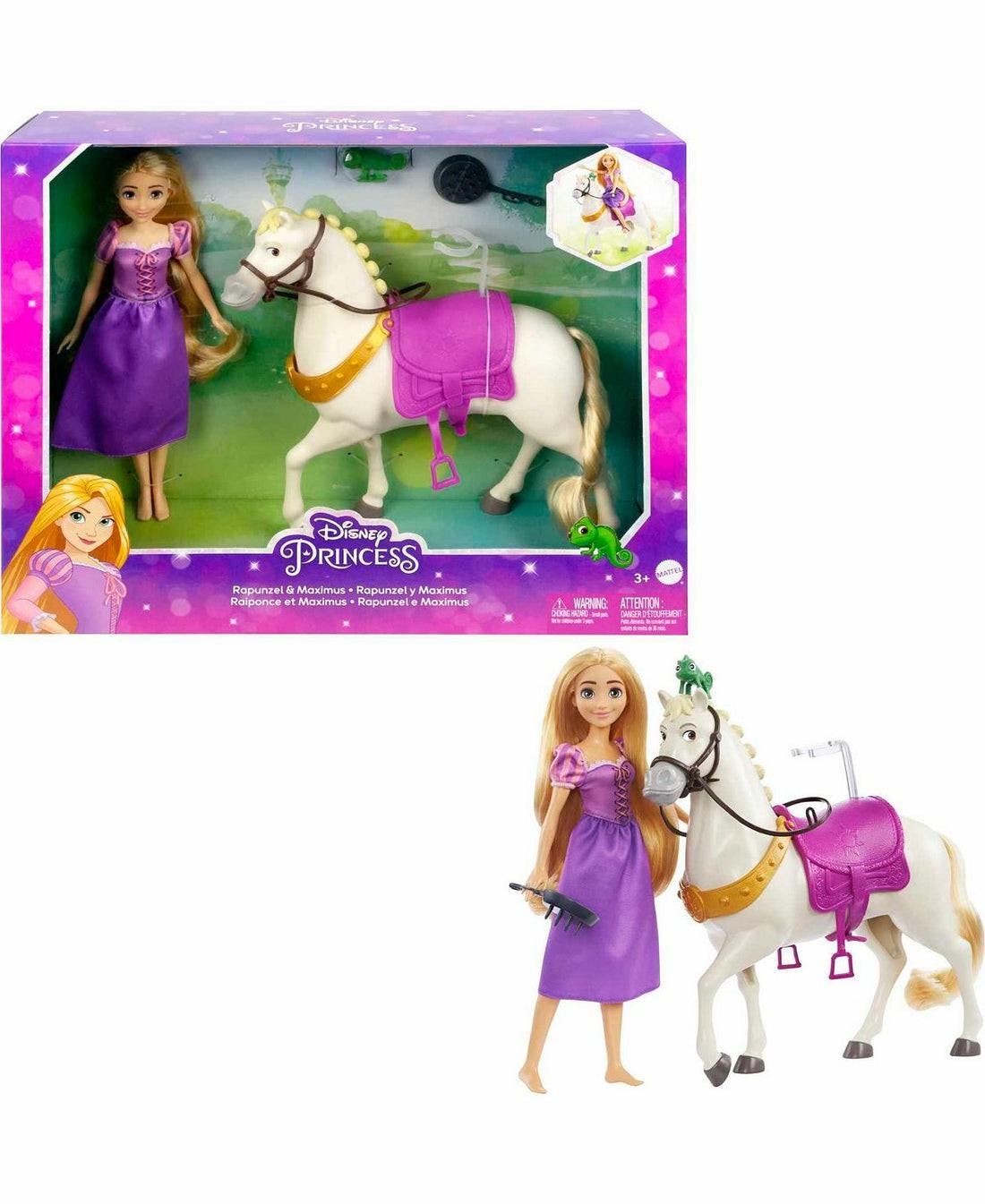 Stuffed Animals & Plush Toys | Disney Princess – Rapunzel Doll With Horse Maximus And Accessories Baby & Toddler Toys Stuffed Animals & Plush Toys