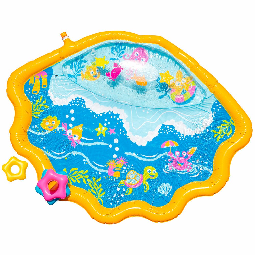 Swimming Pools & Water Toys | Banzai Jr. Tidepool Discovery Sprinkling Mat For Toddlers Outdoor Play Swimming Pools & Water Toys