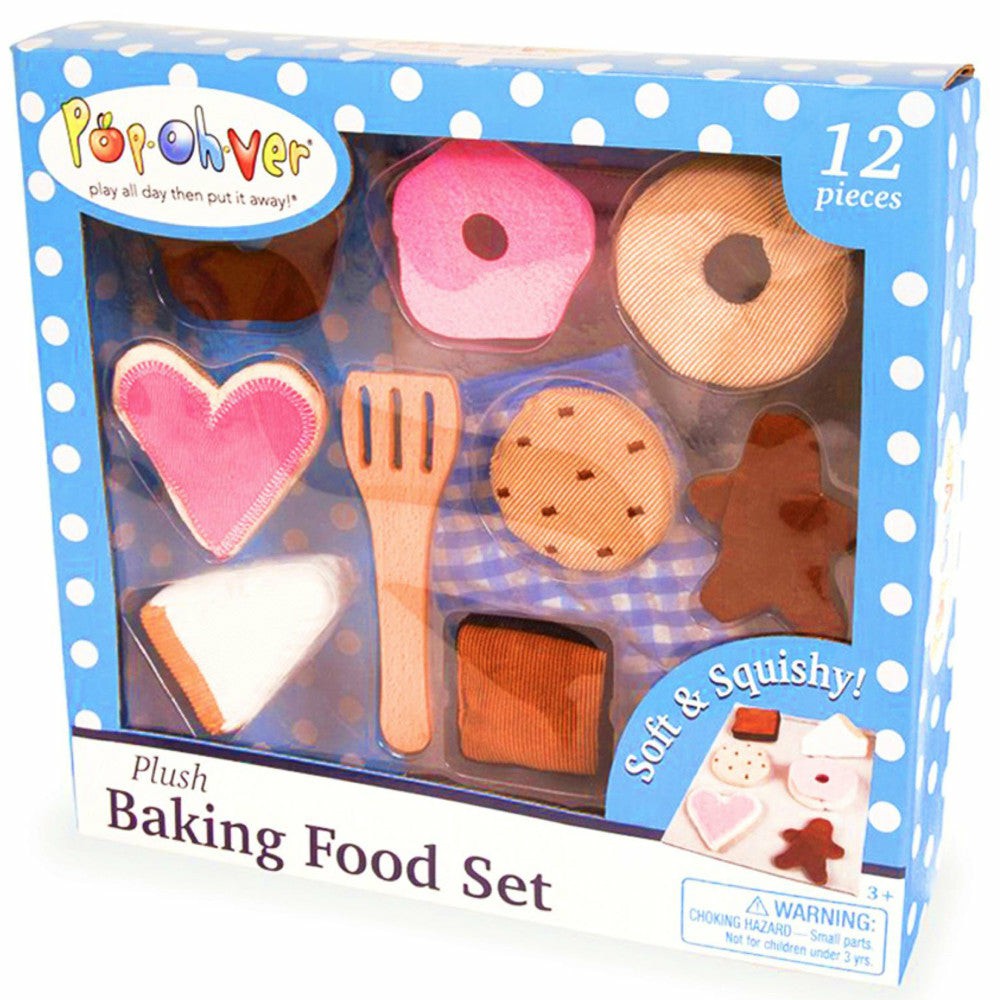 Dress Up | Popohver 12-Piece Plush Baking Food Play Set – Donuts & Pastries Dress Up Dress Up