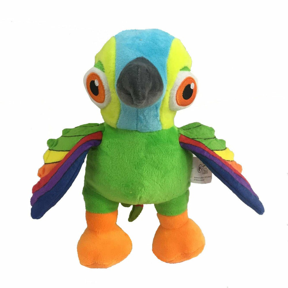 Interactive Dolls & Pets | La Granja De Zenon 8 Inch Interactive Lorito Pepe Plush Dolls & Stuffed Animals Interactive Dolls & Pets