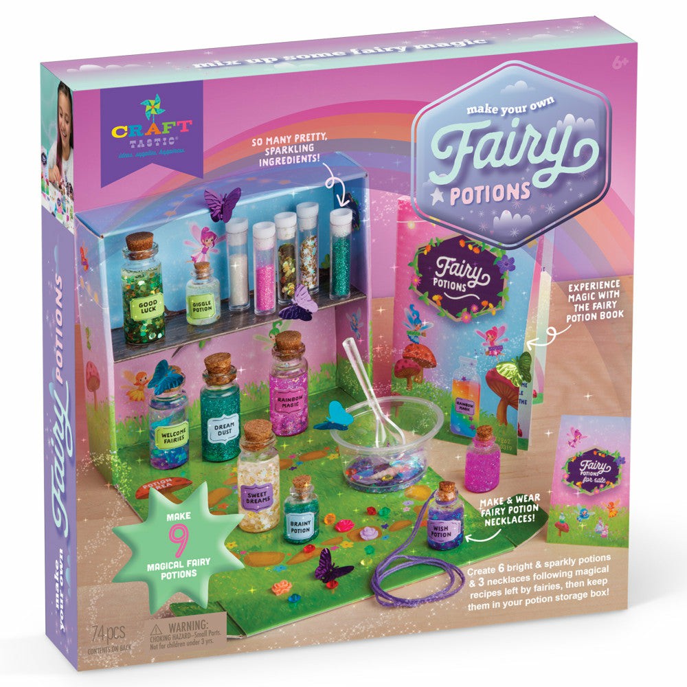 Crafts & Activities | Craft-Tastic Fairy Potion Kit – Magical Diy Fairy Potions Set For Kids Ages 6+ Arts & Crafts Crafts & Activities