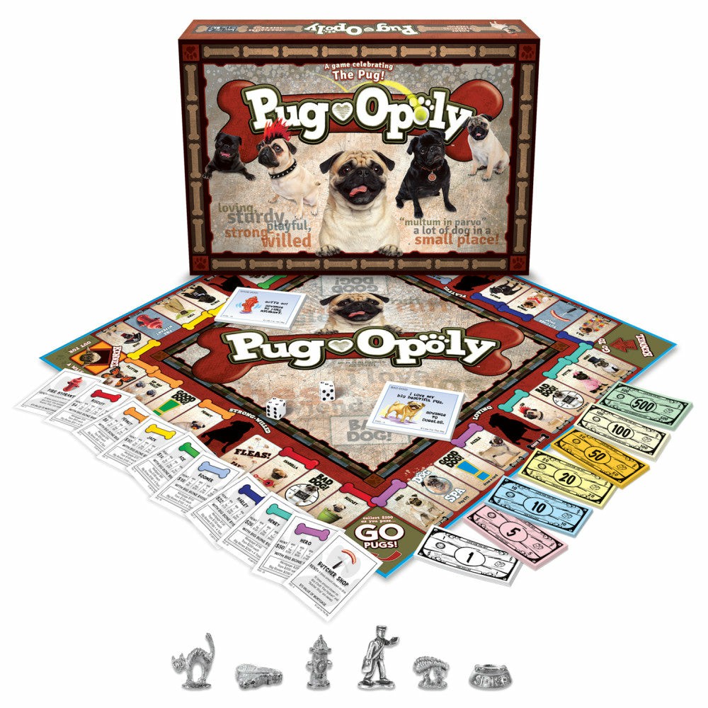 Role-Playing Games | Late For The Sky Pug-Opoly Board Game Games & Puzzles Role-Playing Games