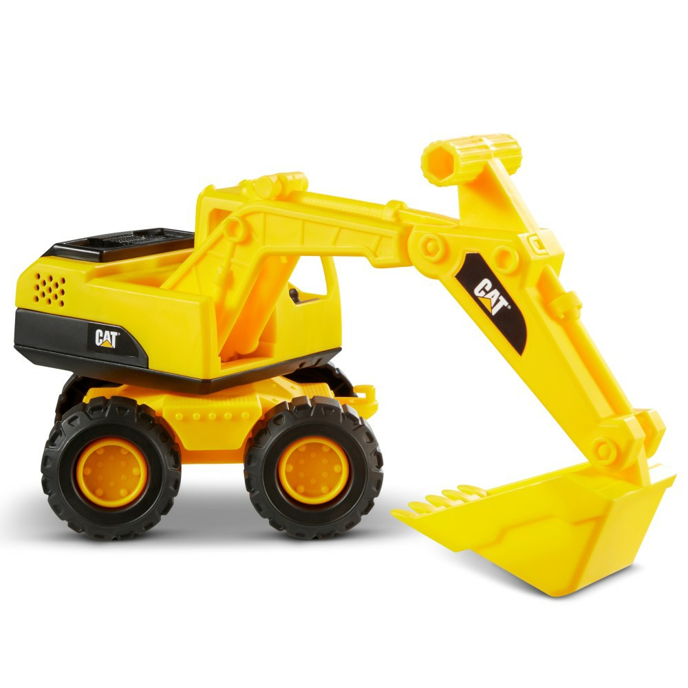 Farm & Construction Vehicles | Cat Tough Rigs 15″ Super-Sized Toy Excavator, Yellow Farm & Construction Vehicles Farm & Construction Vehicles