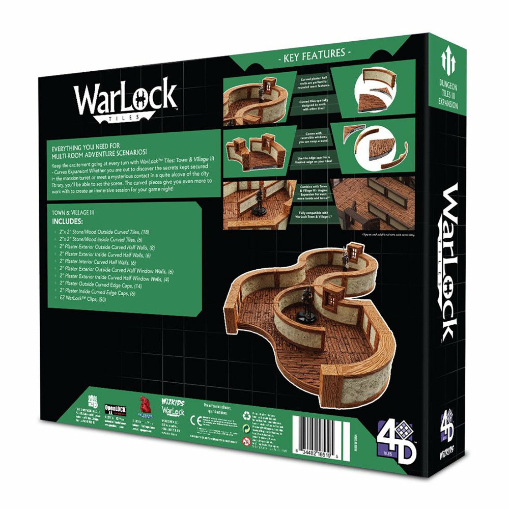 Magnetic Tiles & Building Sets | Warlock Tiles: Town & Village Iii – Curves Expansion Set Building Blocks & Sets Magnetic Tiles & Building Sets