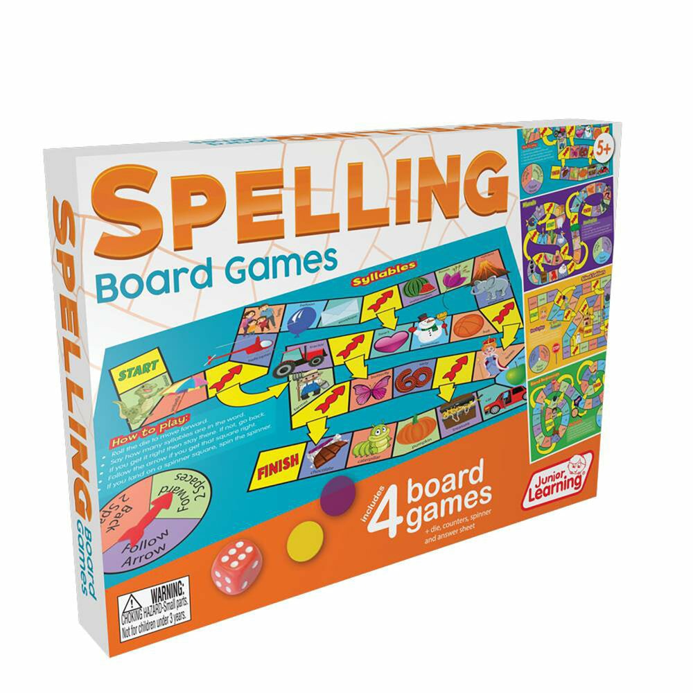 Puzzles | Junior Learning Spelling Board Games – Educational Toy For Ages 5-6 Games & Puzzles Puzzles