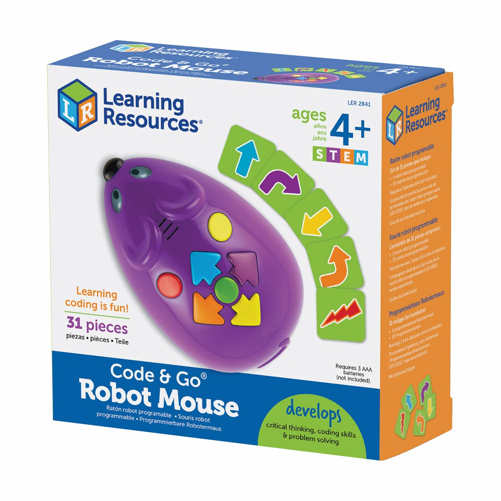 Robotics & Coding | Learning Resources Code & Go Robot Mouse – Interactive Coding Toy Learning & Development Robotics & Coding