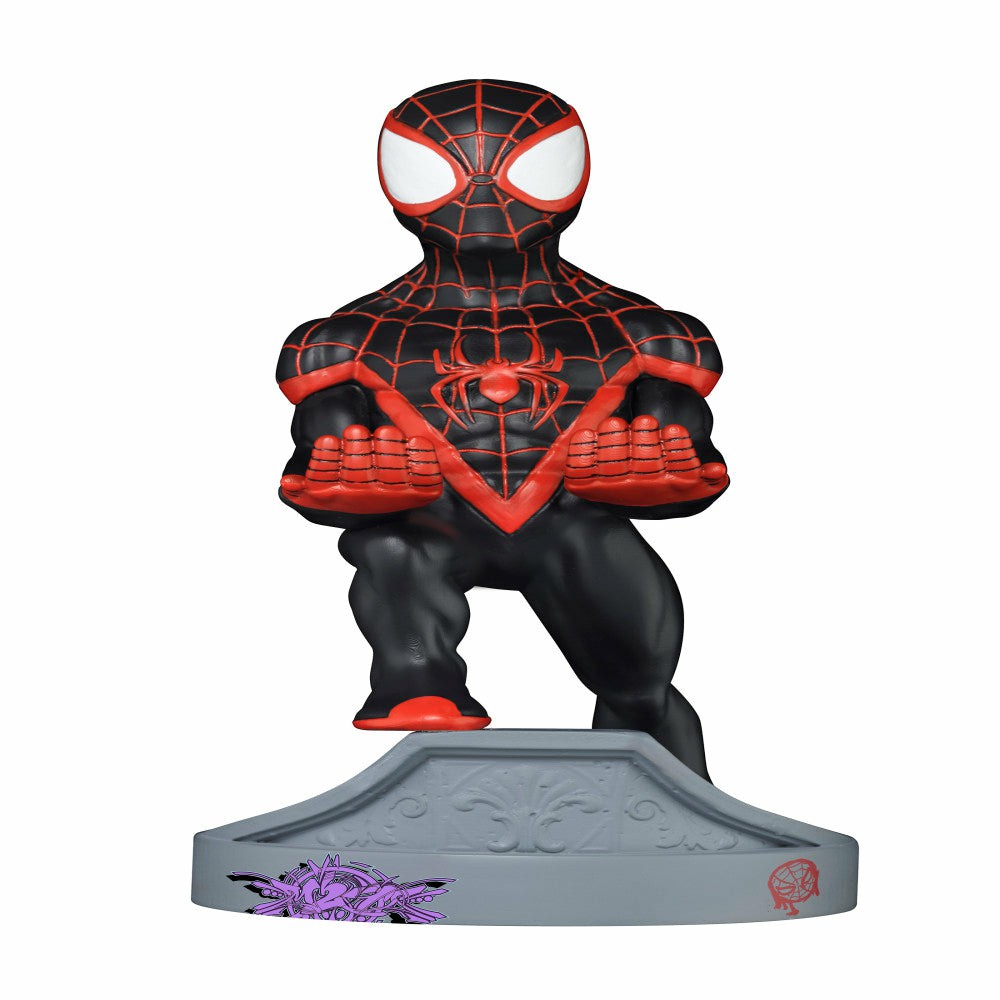 Marvel | Exquisite Gaming Cable Guy – Marvel Spiderverse: Miles Morales Spiderman – Device Holder Action Figures & Playsets Marvel