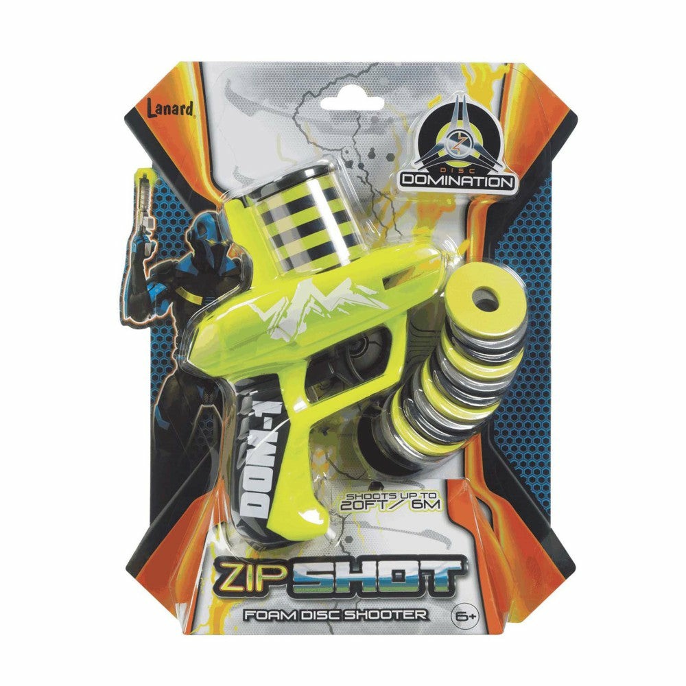 Nerf & Toy Blasters | Toysmith Zip Shot Shooter – Neon Green Foam Disc Gun Action Figures & Playsets Nerf & Toy Blasters